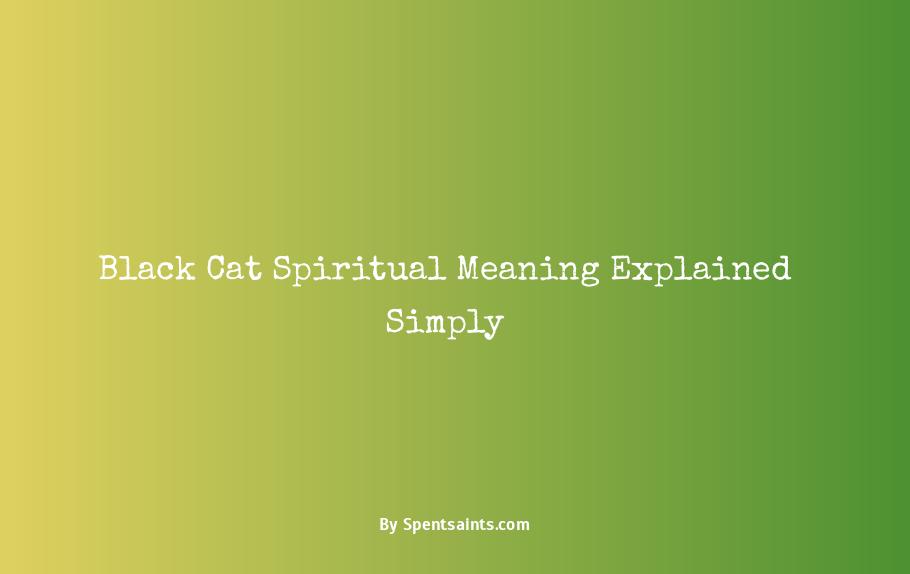 black cat meaning spiritual