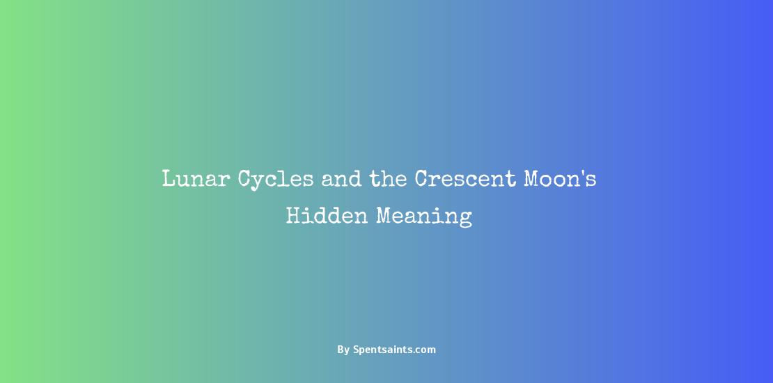 meaning of crescent moon