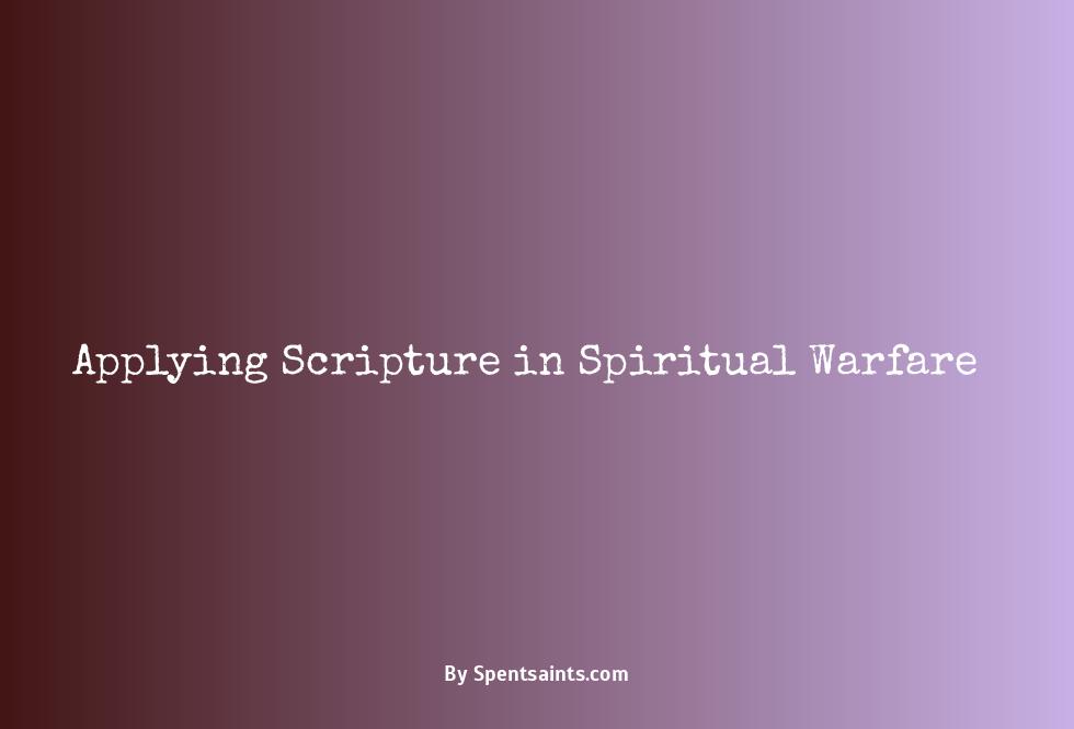 scriptures about spiritual warfare in the bible