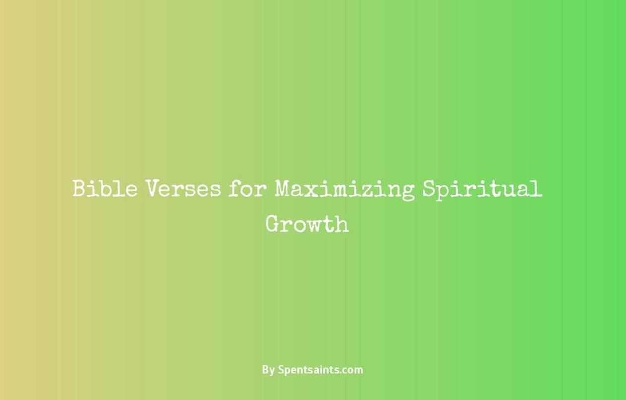 spiritual growth bible verse