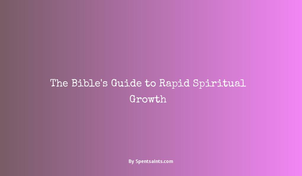 spiritual growth in the bible