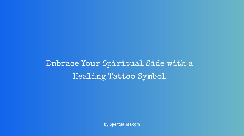 spiritual healing symbol tattoo