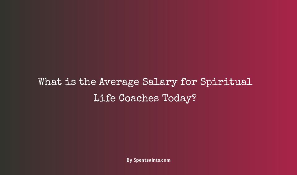 spiritual life coach salary