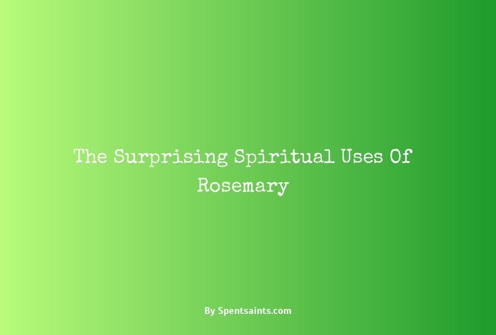 spiritual properties of rosemary