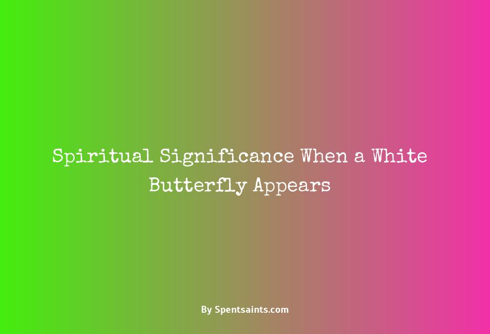 spiritual significance of white butterfly