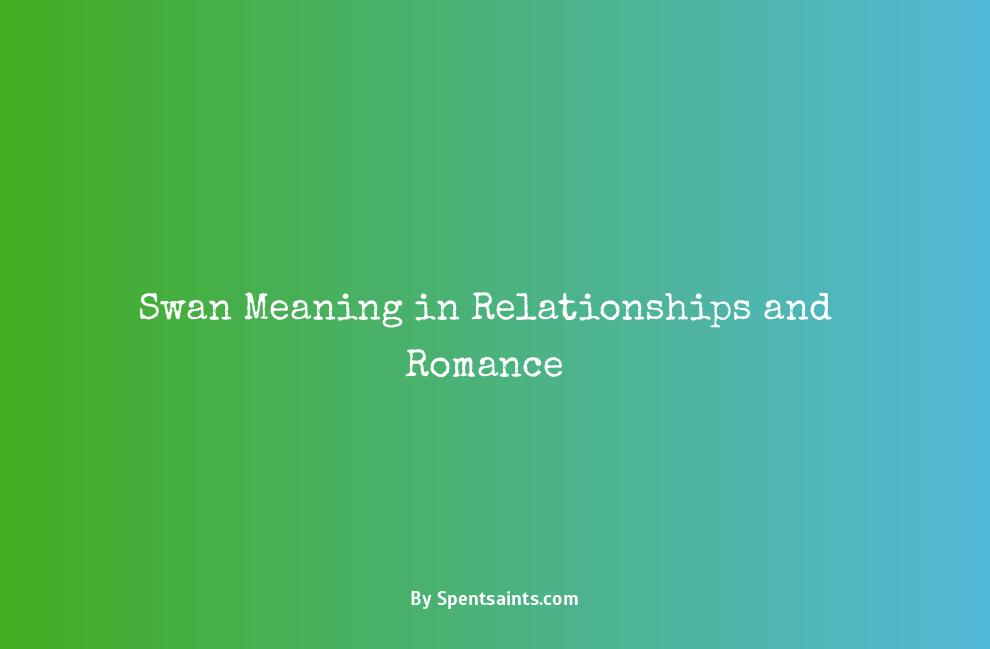 swan meaning in love