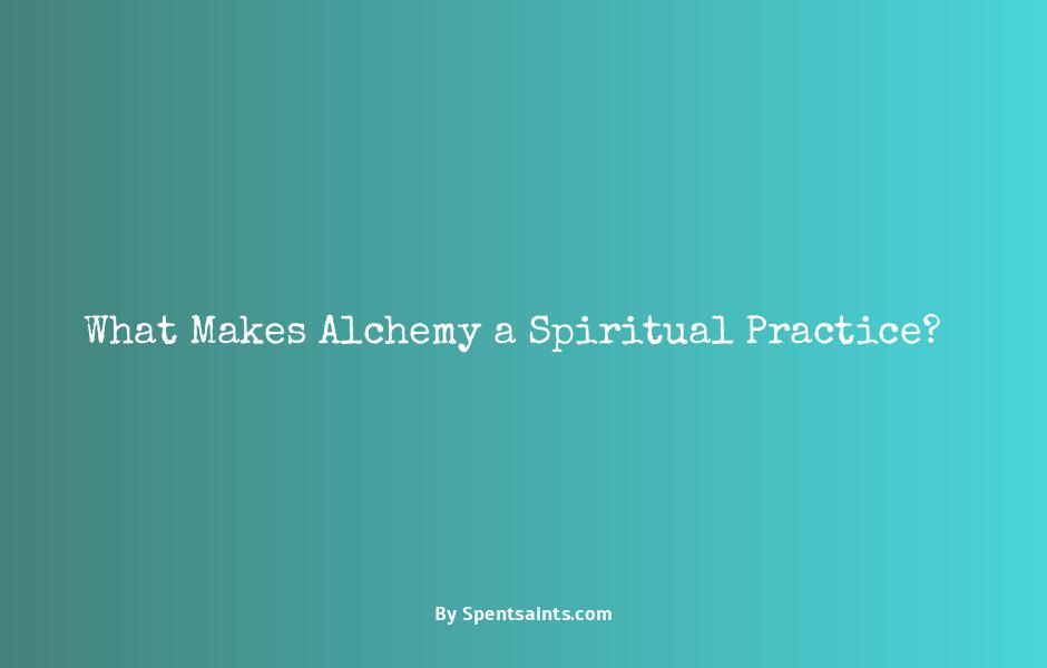 what is alchemy spiritual