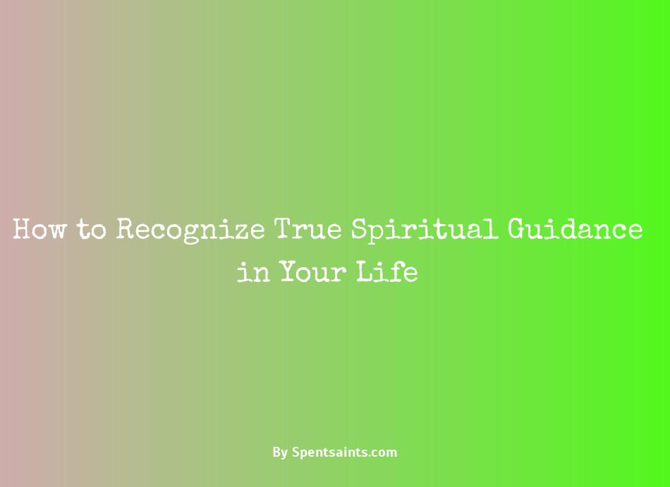what is a spiritual guide